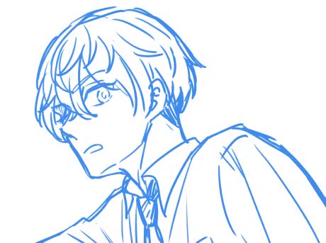 漫画描いてるはずなのに、別のキャラばかりを描くターンに入っているチフユ 