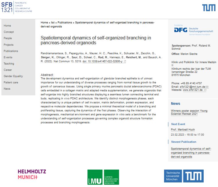 GastroTUM's tweet photo. #PancreaticCancer #Research #News
Once again we want to share our new #publication in @NatureComms: "Spatiotemporal dynamics of self-organized branching in pancreas-derived organoids"
https://t.co/d0jVZKj8XR
Congratulations to our #team!
#Science #Cancer #Munich https://t.co/F8oPvDIzAB