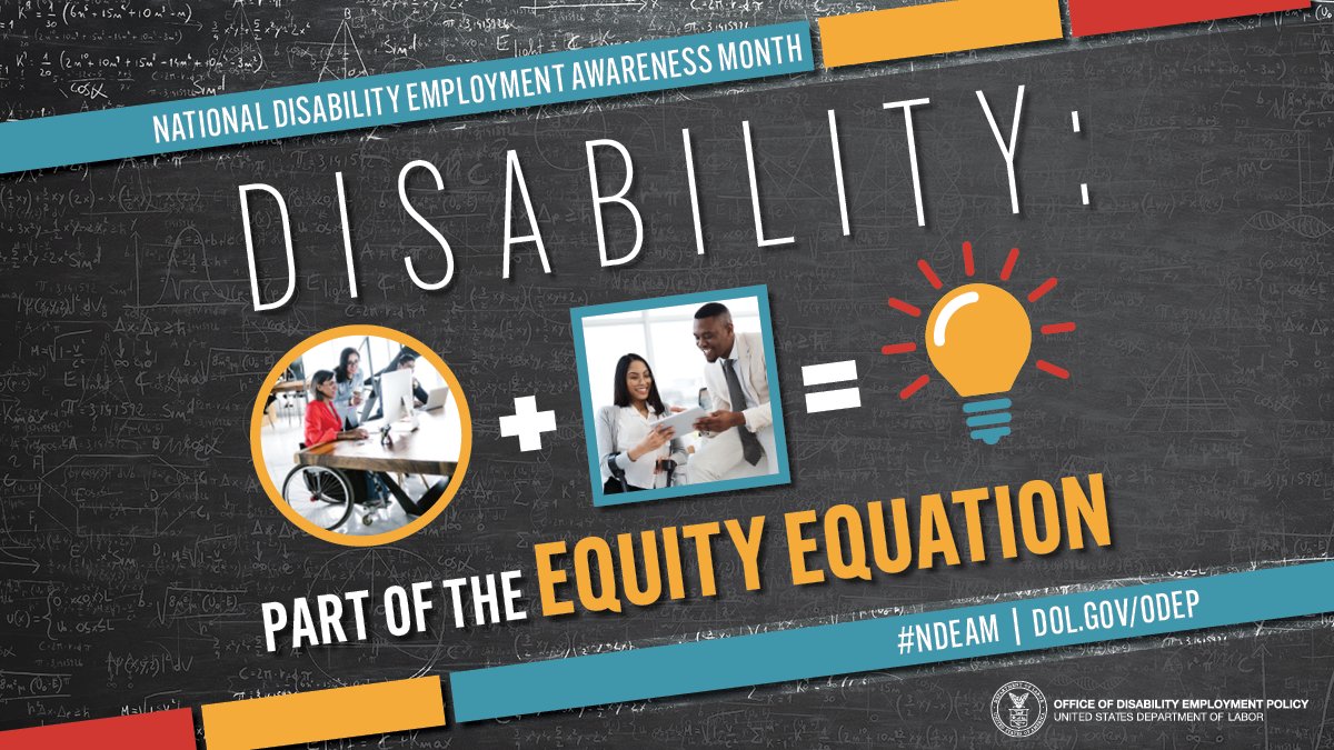 We recognize National Disability Employment Awareness Month (#NDEAM) each October. The theme for #NDEAM 2022 is “Disability: Part of the Equity Equation.” DHS OIG recognizes and celebrates the important role people with disabilities play in our diverse and inclusive workforce.