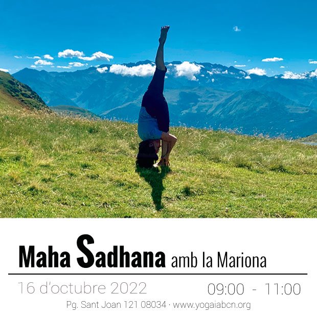 YogaiaBcn's tweet photo. Escolta el silenci, sent l’alè vital,  vibra amb el so… Desperta el cos a poc a poc al moviment enllaçat amb la respiració per conduir-lo a través del vinyasa, retorna’l a la quietud del savasana en el ioga nidra final. Pausa en la meditació. 
Dg 16 practiquem amb la Mariona 🙏 https://t.co/atILeaKBtY