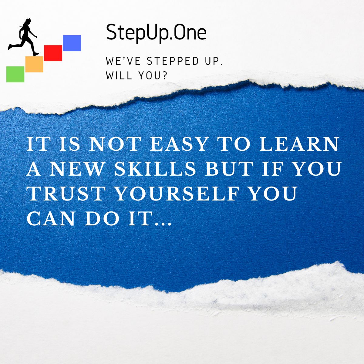 In @Stepupone, it is not only learning a new skills, it is also earning. #ReskillRefugees #Stepupone #Digital
