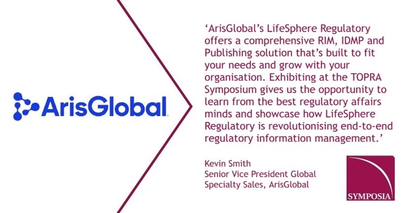 TOPRANEWS's tweet photo. The TOPRA Symposium starts on Monday! Among the organisations that will be exhibiting there this year is @Aris_Global at stand 7.
Find out more about the Symposium programmes and how to register: https://t.co/BRVWgmsPRc
#TOPRASYM22 #regulatoryaffairs #pharmaceutical #healthcare https://t.co/5cQfIrbNEv