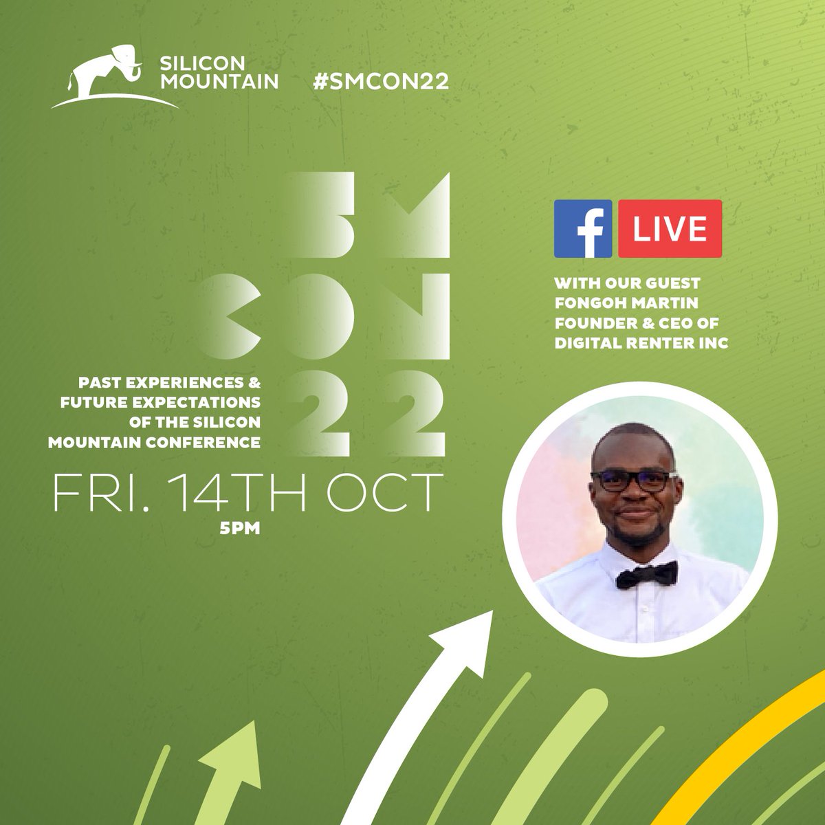SMConBuea's tweet photo. Hello Beautiful People, 
Catch us on our live come Friday 14th Oct 2022  at 5pm. We will have our guest @3ch310n share his experience from the past editions of the Silicon Mountain Conference and get his expectations for this year's edition.
#smcon22
#digitaleconomy 
#innovation https://t.co/UcXDyb2YfA