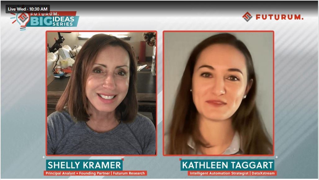 FuturumWebcast's tweet image. TODAY, Wed, Oct. 12th at 10:30am CT, join @ShellyKramer for the inaugural episode of The #BigIdeasSeries w/ @KathleenTaggar9, @DataXstream to discuss how #AI-powered tech is changing the game for wholesale distributors. bit.ly/3CcQ0eT

#DataXstream #wholesalers #OMSandAI