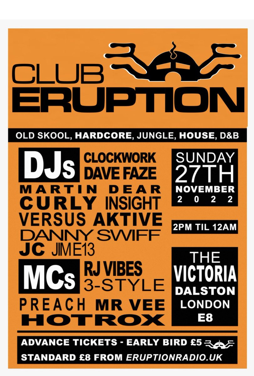 ClockworkLondon's tweet photo. Club Eruption Back next month always an electric vibe at our parties come and have dance 😉#eruptionradio #cluberuption #hackneyrave #dalstonlane https://t.co/nLB8FQPq35