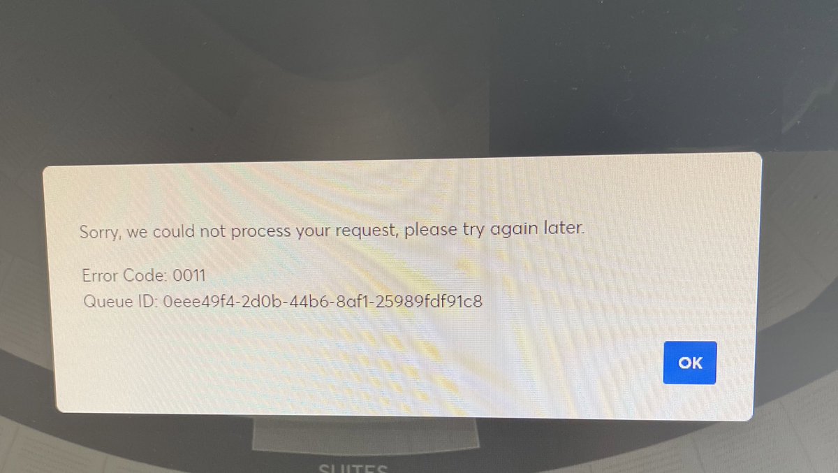 ambitnpldn's tweet photo. Ed Sheeran pre sale is a joke @Ticketmaster @TicketmasterCA so much seats left and every seat selection from all the section lead to this error. https://t.co/RPiY2vMm0y