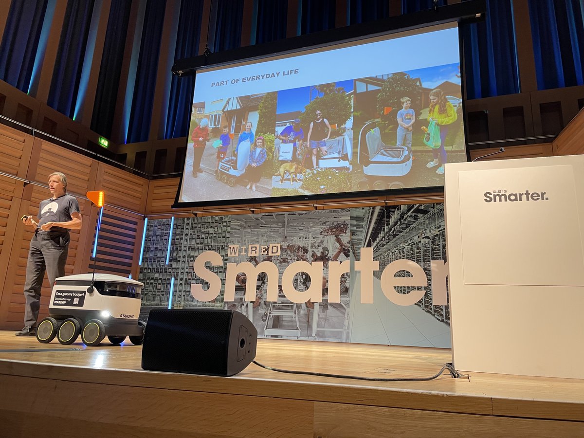 We had a great time yesterday at #WIREDSmarter in London! Our co-founder and CTO, Ahti Heinla, discussed the 'Future of Delivery. Today.' - among many other industry leading entrepreneurs eager to learn how innovation is evolving around the world. Thanks for having us @WiredUK!