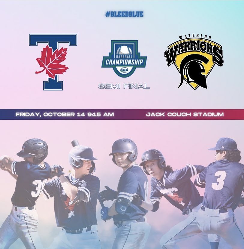 Here. We. Go! We are 2 wins away from defending our crown! Semifinal game at 9:15am vs. @WlooBSB at Jack Couch Stadium on Friday! #RollBlues #BleedBlue