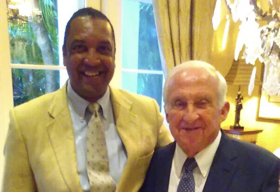 Milmarson's tweet photo. @realBlackPac Chair George Farrell with mentor Former Ambassador Mel Sembler @GOP @MelSembler https://t.co/5rL3asebEr https://t.co/SDXJJQPwpG