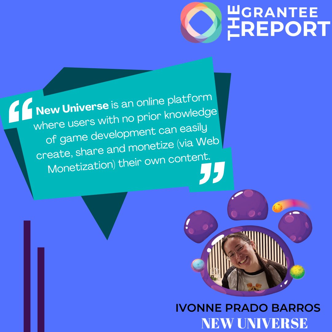 Interledger's tweet photo. Wouldn't it be cool if people of all ages can quickly create & share games as easily as on any social network?
Check out the platform created by #NewUniverse and how it facilitates direct payments to creators of games in this #granteereport:
https://t.co/DgN8uHHX5m… https://t.co/QJ6ts3oQuV