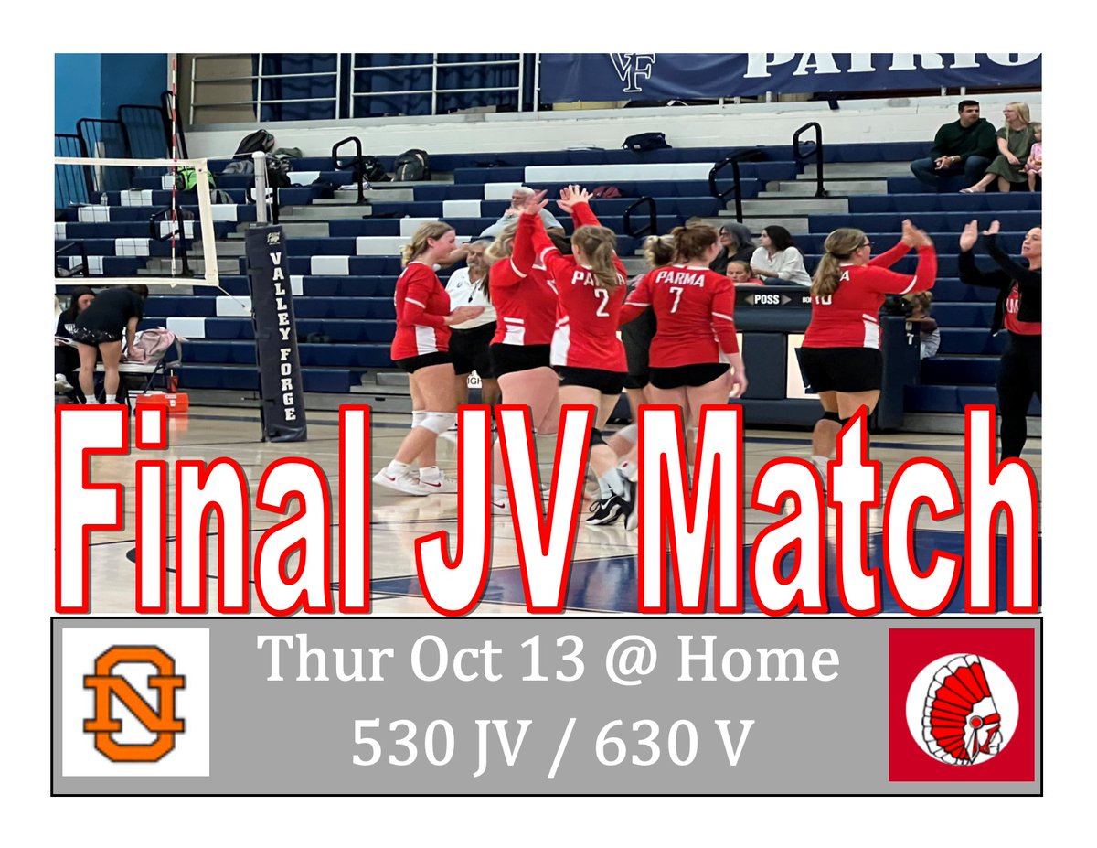 VbPsh's tweet photo. It's Alumni Night and the last match to be played in our home gym. Come support your lady Redmen as JV and Varsity take on North Olmsted! https://t.co/ObqyUmE2wv