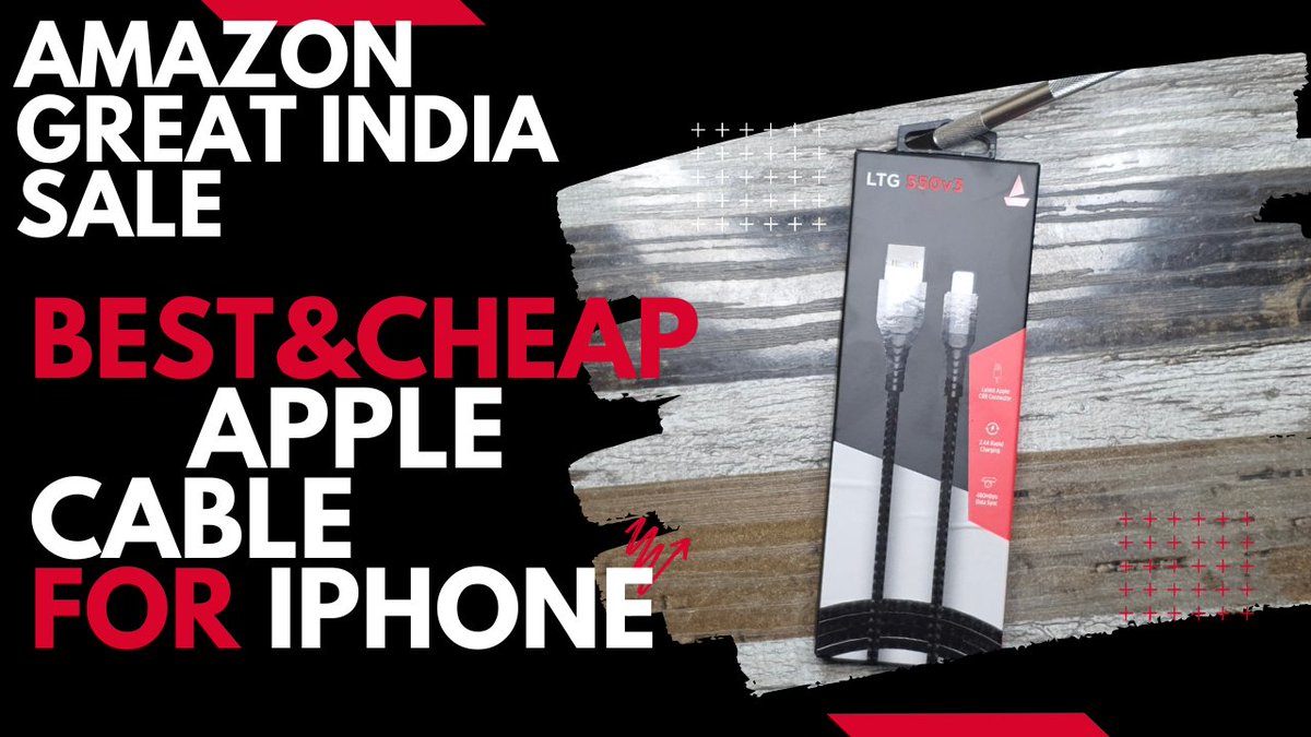 TechyNaseeb's tweet image. Best And Cheap Apple lightning cable for iPhone under Rs.1000/- MFI certified

youtube.com/watch?v=CC_PSo…
