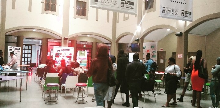 NokbongaChamane's tweet photo. #GenderBasedViolence
#YouAreNotAlone

Numerous Rosebank students attended the gender based violence event, Thursday, August 7, as in search of the facts so they can empower themselves to avoid more intimate types of violence, specifically sexual assault  committed by men. https://t.co/HP42wYjtbG