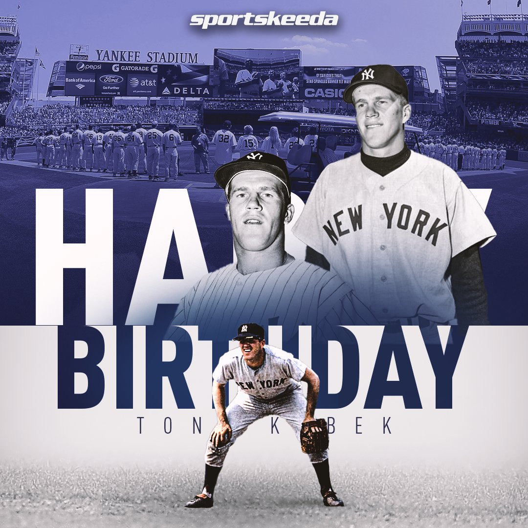 Happy Birthday to former Yankee Tony Kubek!!     Rookie of the Year 4x All-Star 3x World Series Champion 