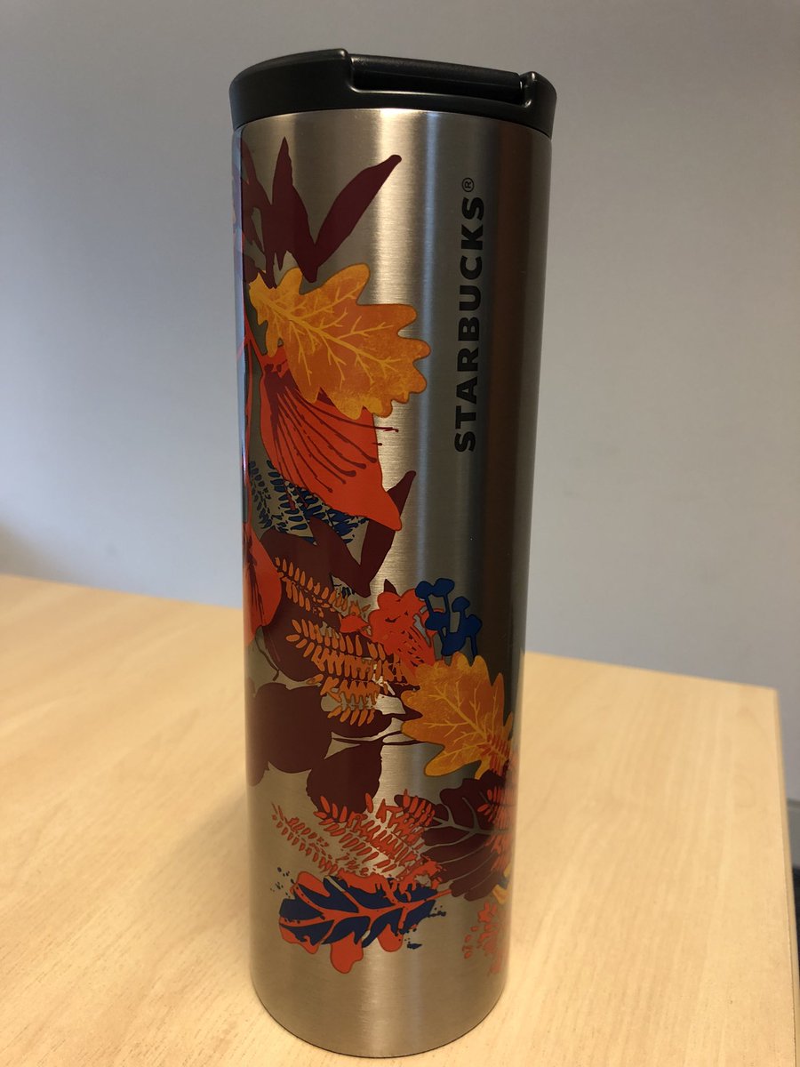 EmmaJ3192's tweet photo. @StarbucksUK @Starbucks Not only is this flask #BEAUTIFUL it is hands down THE best flask I’ve ever had #autumnleaves #starbucksflask #starbucks https://t.co/bwSVD8xqpJ