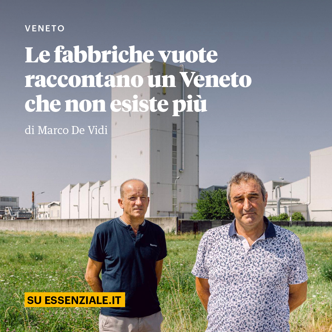 In Veneto ci sono più di 11mila capannoni abbandonati, ma si continua a costruire con gravi conseguenze sul territorio. C’è chi propone di recuperare questi spazi, ma si tratta di casi ancora isolati. L'articolo di Marco De Vidi: intern.az/1FXb