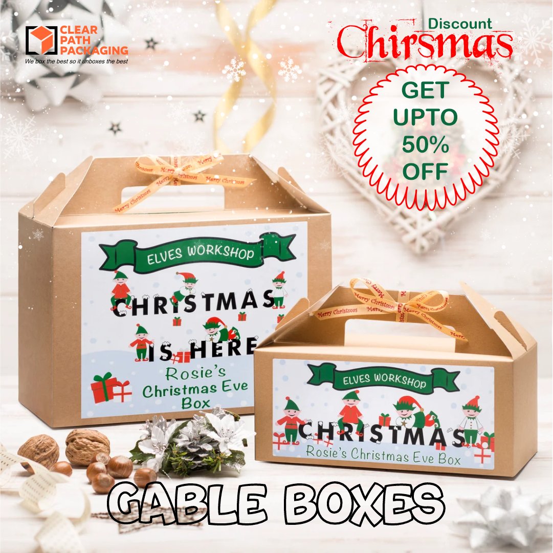 clearpathpkg's tweet image. Exceptional Custom Printed Gable Boxes At 50% Discount. Get 100% free shipping.
Call Us: +1-888-430-5197
👉 Free Shipping
👉 Free Design &amp;amp; Support
👉 bit.ly/3Thlqrk
#customgableboxes #customprintedgableboxes #gableboxes #gableboxeswholesale #custompackagingboxes