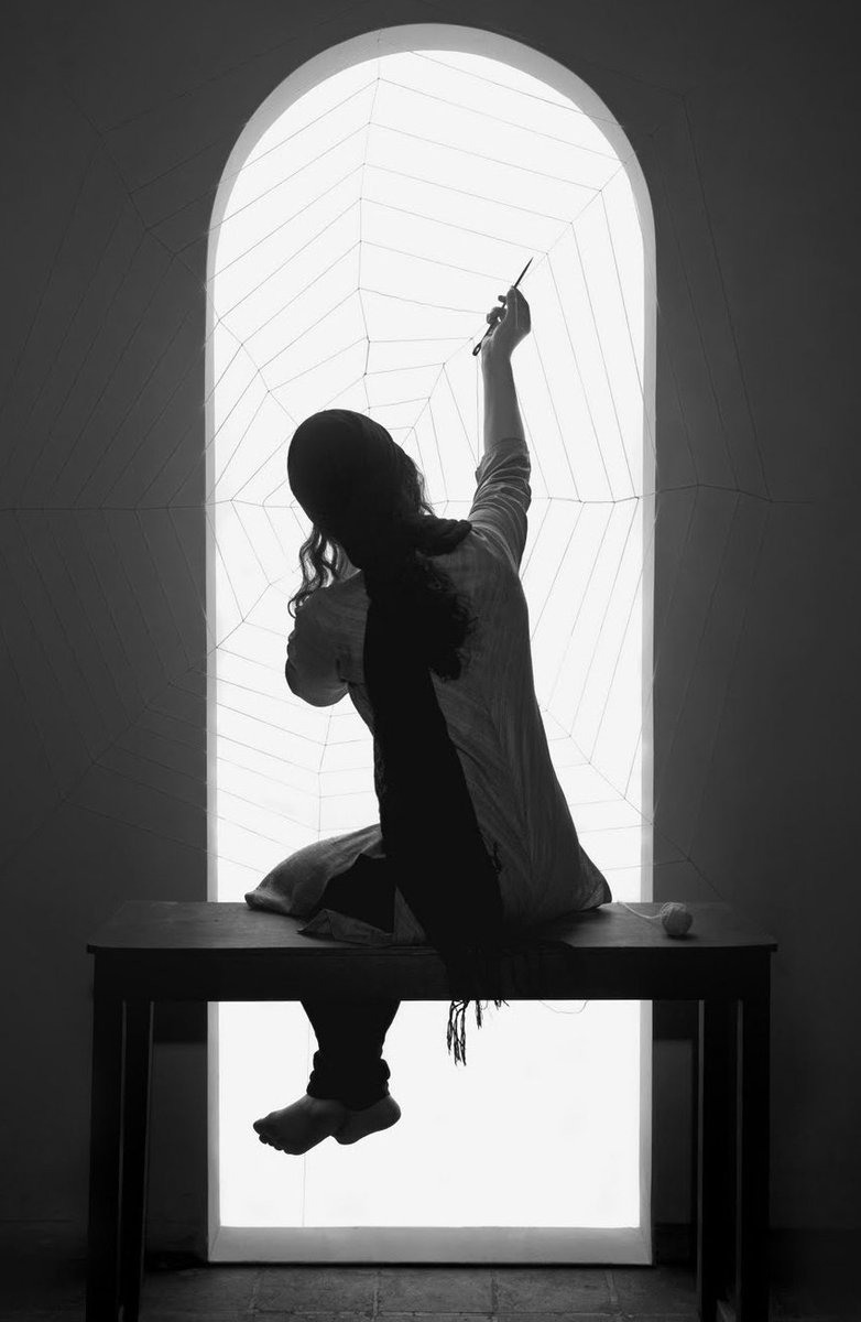 womensart1's tweet photo. Iranian artist Shadi Ghadirian, from the 'Miss Butterfly' series (2011) #WomensArt #IranianWomen https://t.co/MraewrrYX8
