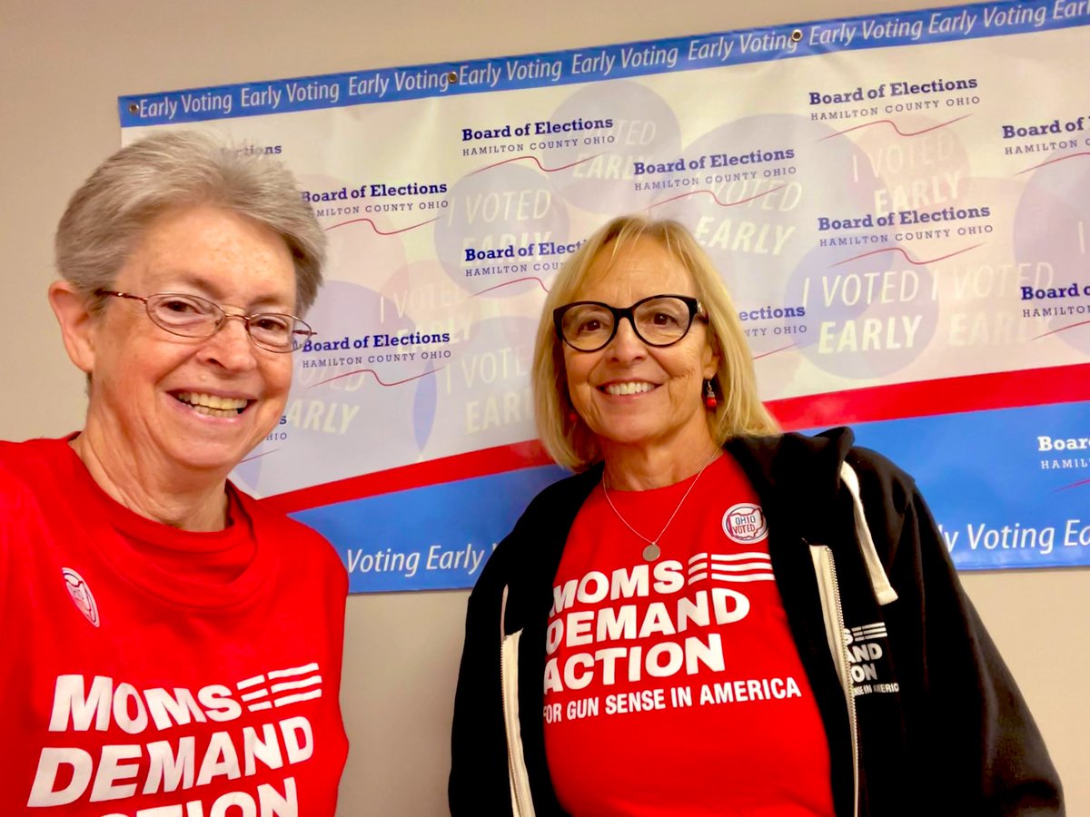 We did it! …OH early voting starts today…for the longest list of @MomsDemand #GunSenseCandidates ever! @nanwhaley @TimRyan @VoteLandsman @DrVEnoch @Isaacsohn @brigidekelly @JessicaEMiranda @voterachelbaker etc, etc!!#ohleg #VoteEarly #MomsAreEverywhere