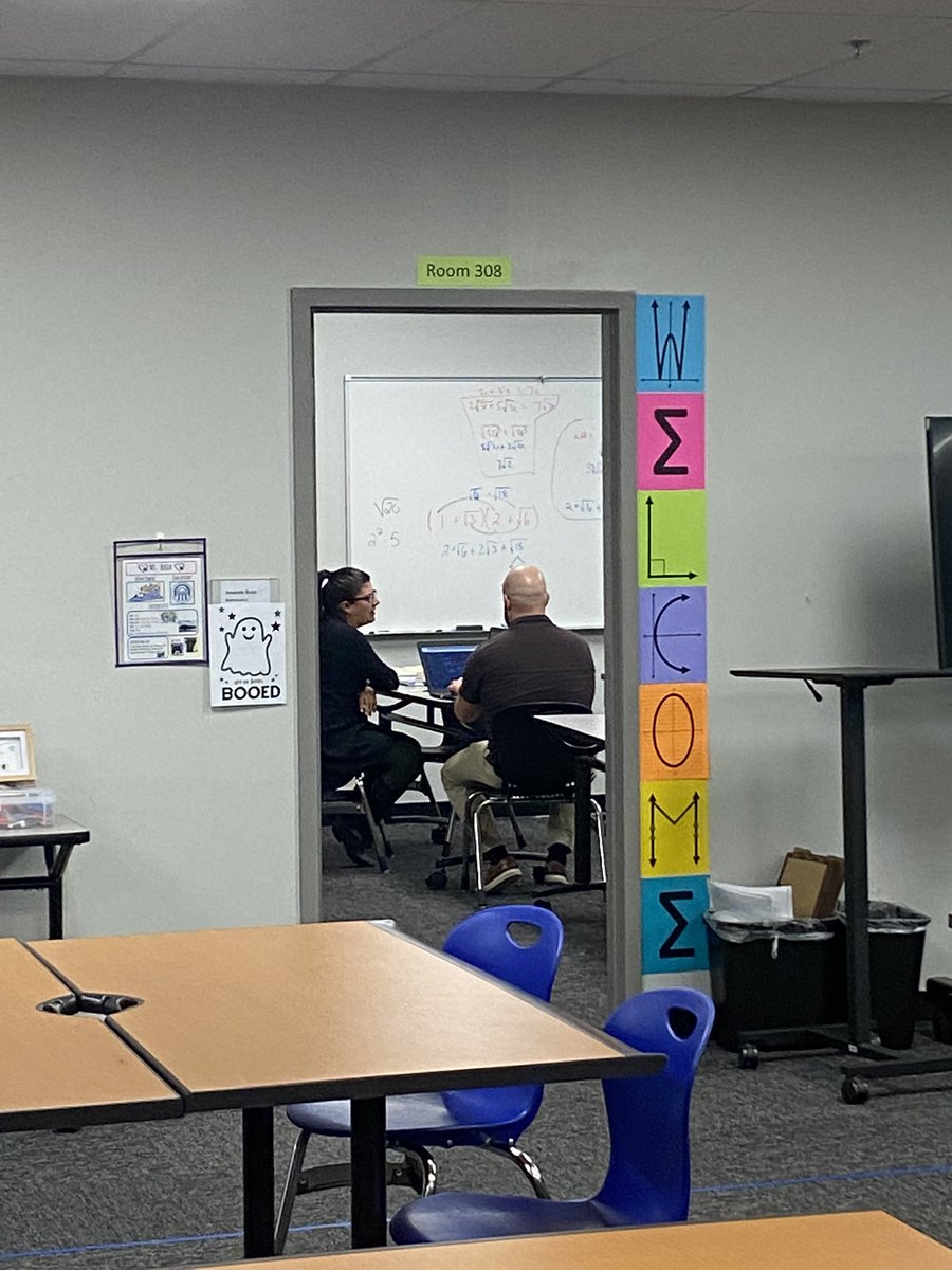 Spotted yesterday afternoon: our Raptor of the Month and his AWESOME math PLC working well after hours; collaborating to support our students 👏🏻♾✖️➗➕ <a href="/CodeRVA1/">CodeRVA Regional HS</a> <a href="/ZukMike/">Mike Zuk</a> <a href="/GasparelloTodd/">Todd Gasparello</a> and Mrs Boor!
