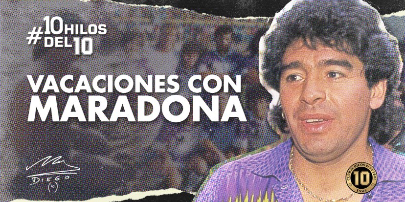 ¡Hoy es tu día de suerte! Fuiste seleccionado entre todos los humanos para irte de vacaciones y nada más y nada menos que con Diego Armando Maradona. Así que arma el bolso rápido que Diego te está esperando. Salimos en el próximo tweet.