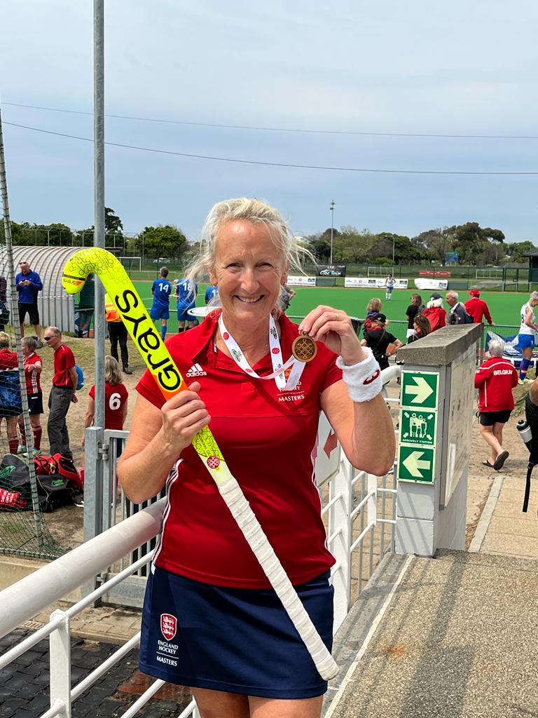 LevittDi's tweet image. WORLD MASTERS CHAMPION. Proud to say this is my 4th World Cup gold medal. @GraysHockey @EnglandHockey @EngWomenMasters @DriffieldHC