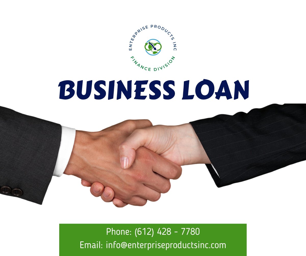 EnterpriseProd2's tweet image. At Enterprise Products, Inc, we are proud to bring to you some business loan offers to help relieve your burden, so that you can focus more on settle other difficulties and bring your business to the top.

#business #loan #funding #financial #finance #fund #enterprise #startup