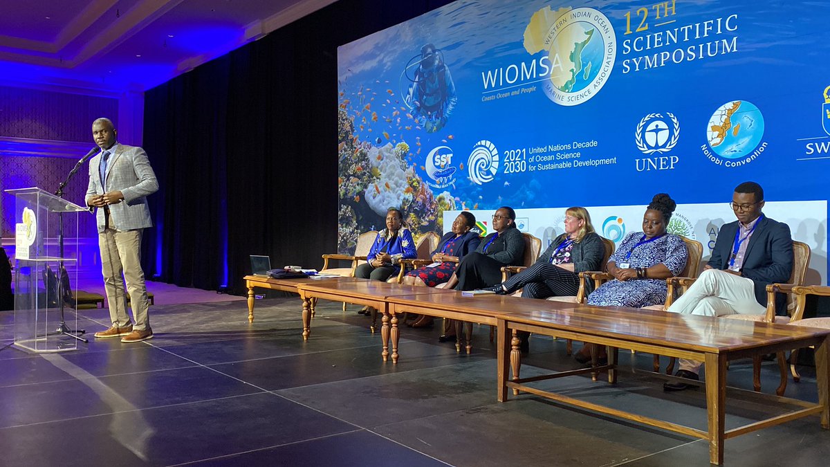 They say,a new broom sweeps clean. Its time to put this phrase to the test as @WIOMSA welcomes the newly elected board members comprising 4 women and 2 men.
“Be faithful,available and teachable,” Dr. @Ukujackline – outgoing @WIOMSA president.
#WIOMSA2022 #Wimsnetwork