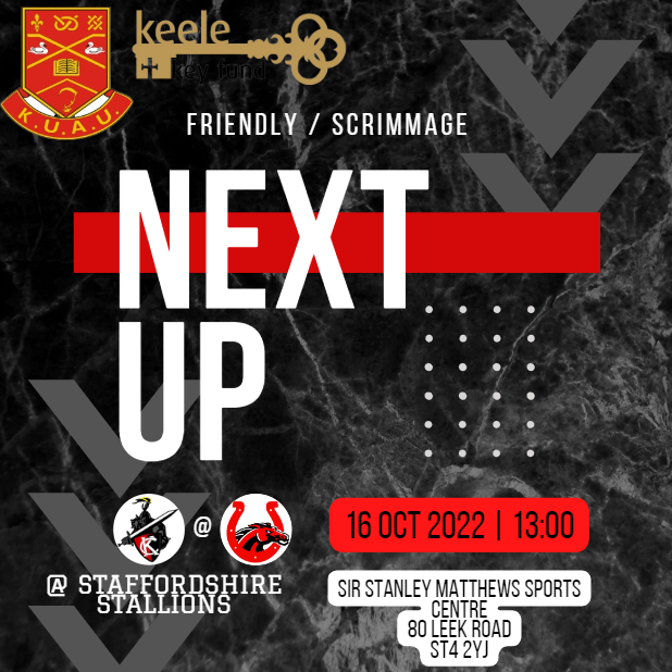With Pre-Season in Full swing, this Sunday we make the short trip down the A500 for a Friendly/Scrimmage with <a href="/StaffsStallions/">Staffordshire Stallions American Football</a> , hoping to build momentum for the new season which kicks off in 2 weeks time. It'd be good to get as many people down supporting The Crusaders.🏈🏈🏈
