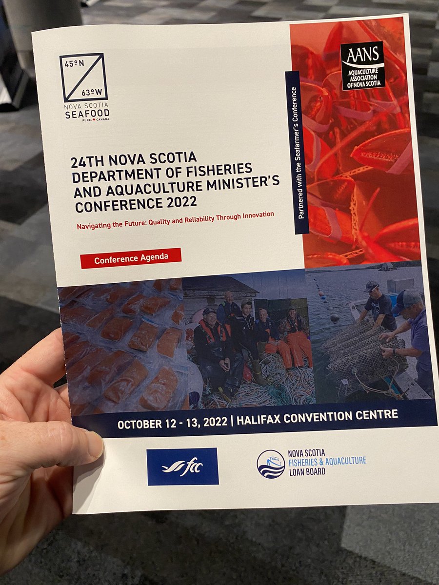 edsteeves's tweet photo. Excited to be attending the NS Department of Fisheries and Aquaculture Minister’s Conference.  Another great turnout highlighting the importance of this industry in our region. #NSseaCon2022. #seafood #export https://t.co/A4Bsr4kMK1