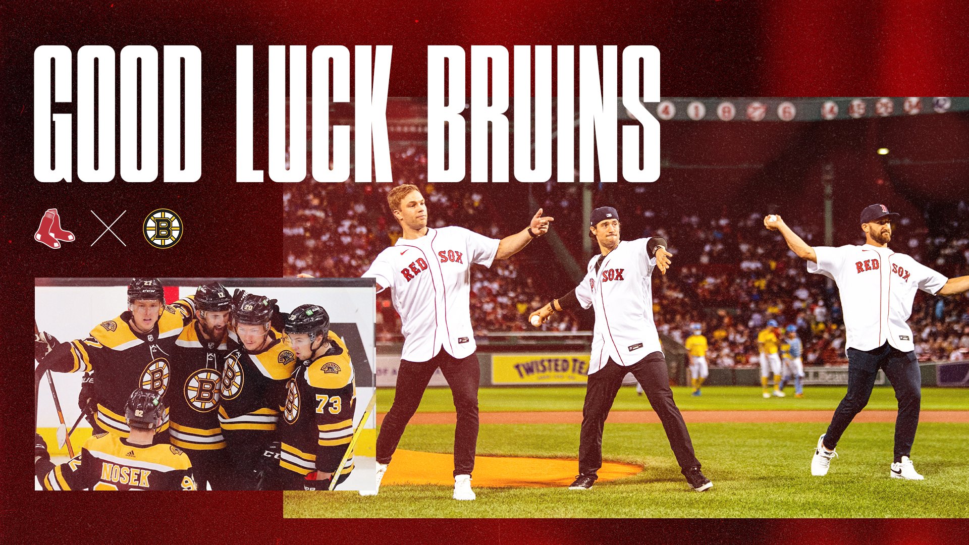 Red Sox on X: Ready for puck drop! 🏒 Good luck this season, @NHLBruins!   / X