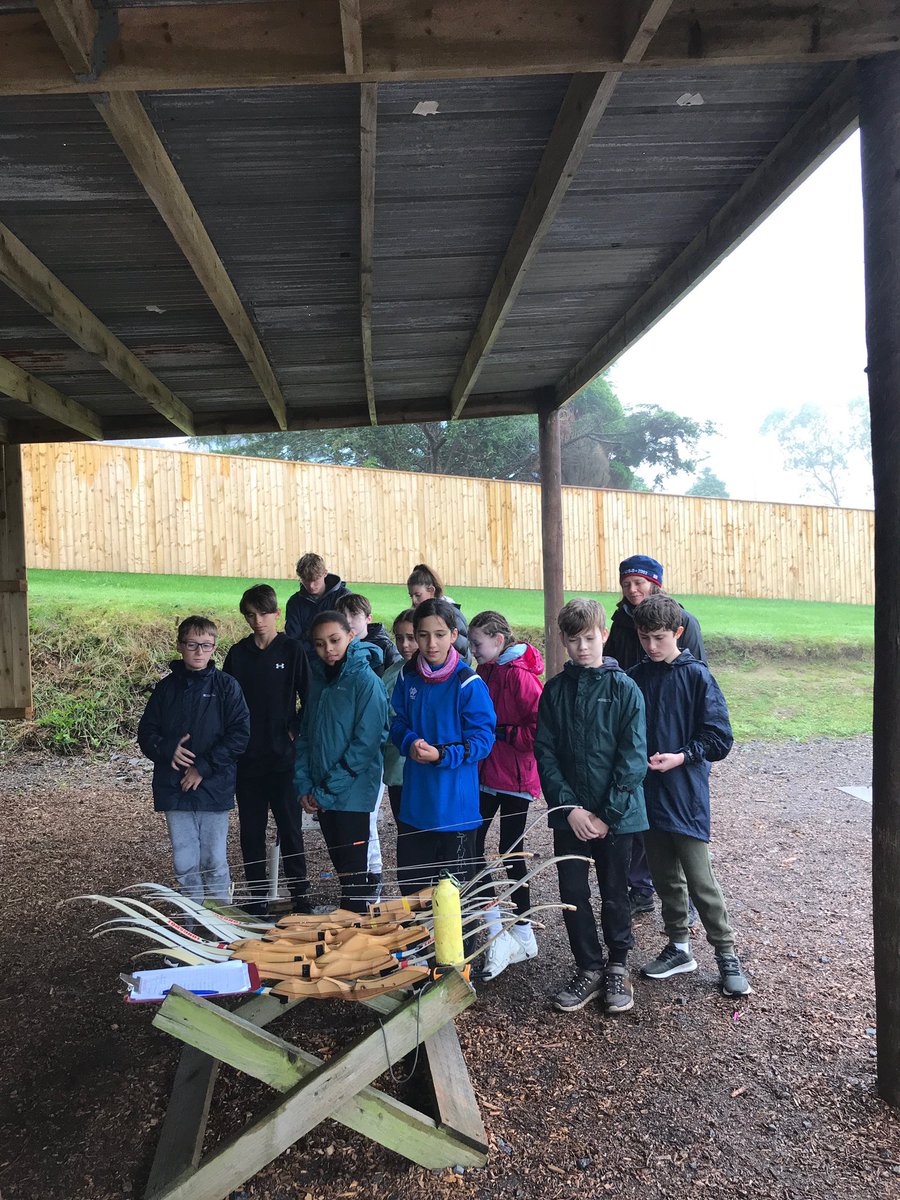SportStEds's tweet photo. Robin Hood, eat your heart out! Sharp shooting for year 8 this afternoon! @StEdwardsChelt #SECtrips #SECyear8 #archery https://t.co/1AVTR54QCB