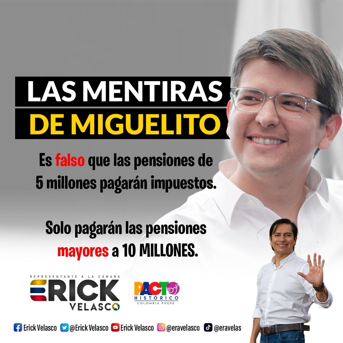 Erick Velasco - Pacto Histórico tweet media