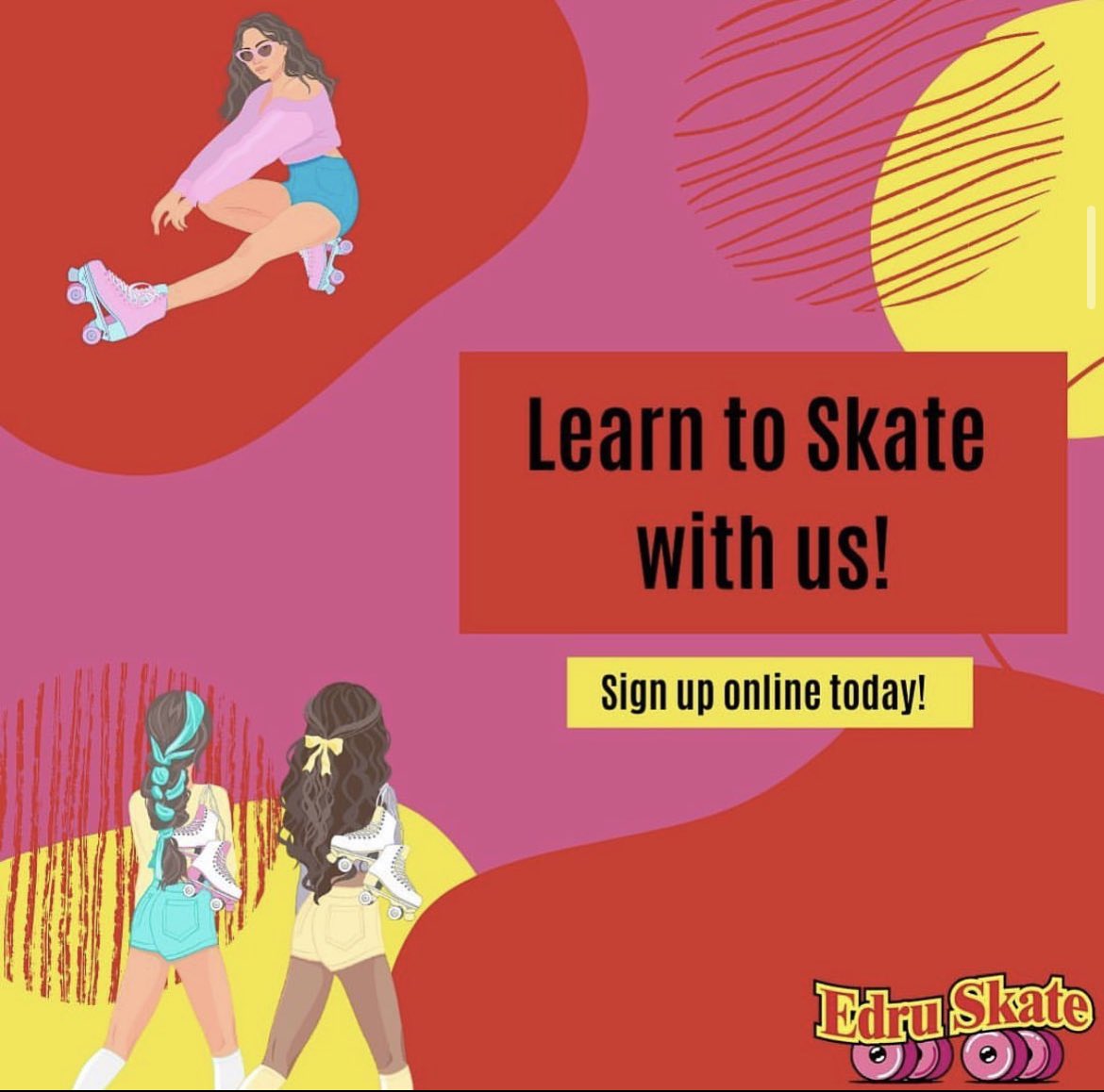 Edruskate's tweet photo. Learn to skate with us! 😊🛼

Class will be held on Saturdays from 12:00pm - 12:45pm or Wednesdays from 6:00pm - 6:45pm for five consecutive weeks.

https://t.co/td4jPo9uBp https://t.co/3NebF7e83q