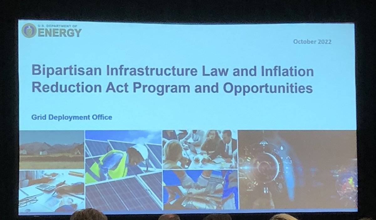 jamie_fitzke's tweet photo. Thrilled that @NASEO_Energy #NASEOAnnualMeeting22 is all about IIJA and IRA! A great reminder on the importance &amp; need to pass state legislation to fund matching and competitive grants to benefit Minnesota energy customers &amp; energy providers. #grid #innovation #energyefficiency https://t.co/zS56lXVIVY