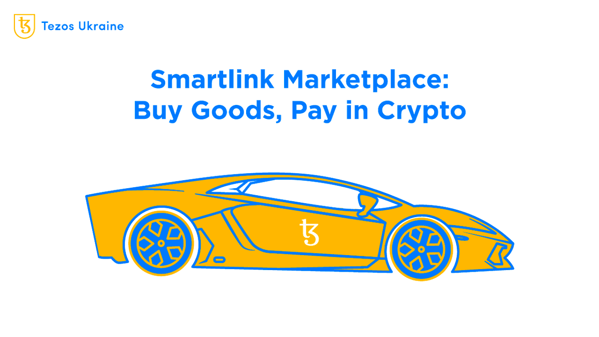 TezosUkraine's tweet photo. At Smartlink, you can buy a Porsche, Apple products, and much more for $XTZ, #SMAK, #EURL, and #USDT 🚗⌚🛍
 
🟪 Find out how the project has brought #tez closer to the intended purpose of cryptocurrencies of being full-fledged digital money: https://t.co/bWHkHQlTIU https://t.co/H3uJS9RUAs