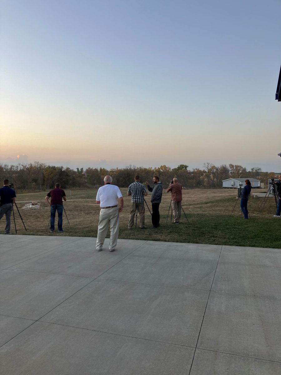 LSOnebraska's tweet photo. #LSO and @Lincoln_Police partnered with Clearly Visible Presentation to learn about Optics, Lighting and Visibility for the Forensic Investigator. Last night they completed some night work learning how the sun, dusk and dark affect images. #crashreconstruction #LNK #BeExceptional https://t.co/SGkYDMfaDa