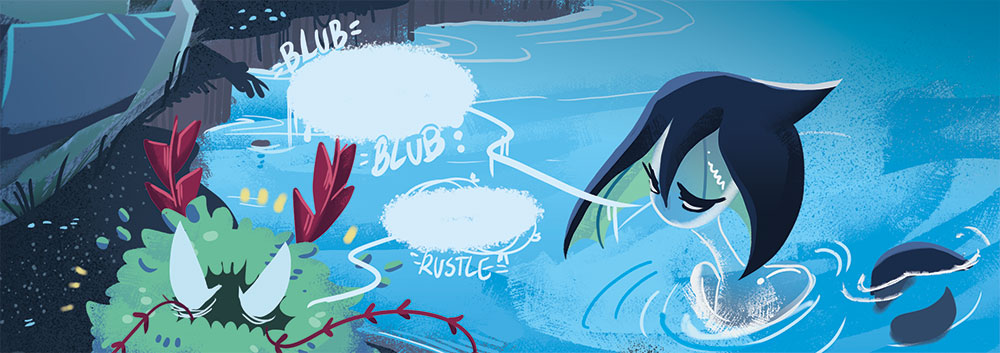 Last page of the intermission and damn, sassy. (Also look at the pretty art, I'm proud of it!)

cosmicfishes.com updated 

The next update will be on the 20th for the anniversary, chap 9 starts in dec!

#webcomics #spiderforest #webcomic #comics #artistsontwitter #NCBD
