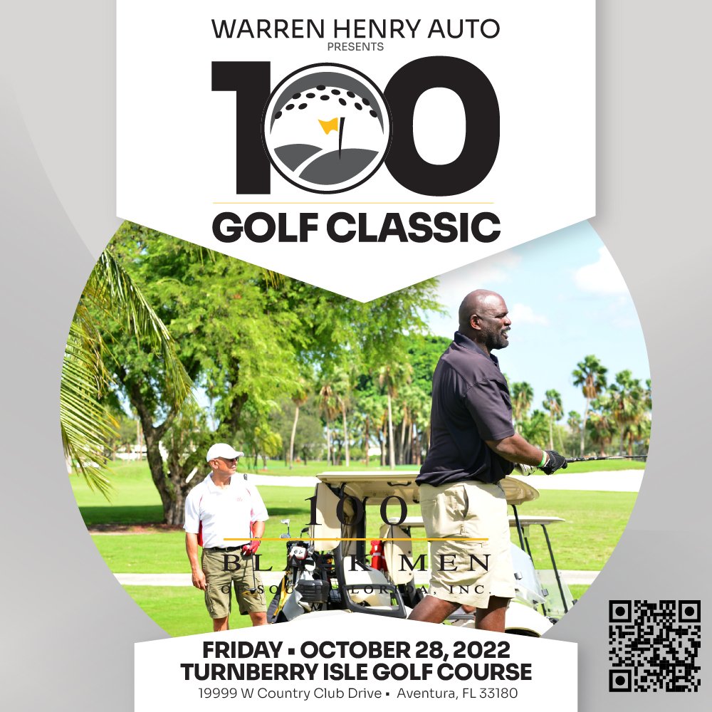100BMSF's tweet photo. Have you registered your team yet for the @100BMSF Golf ⛳️ Classic on Friday, October 28 sponsored by @warrenhenryauto at  @JWTurnberry? If not, do it NOW! We would love to see you there! For sponsorship opportunities please contact @freezframemedia https://t.co/l0rkCxwUXd
