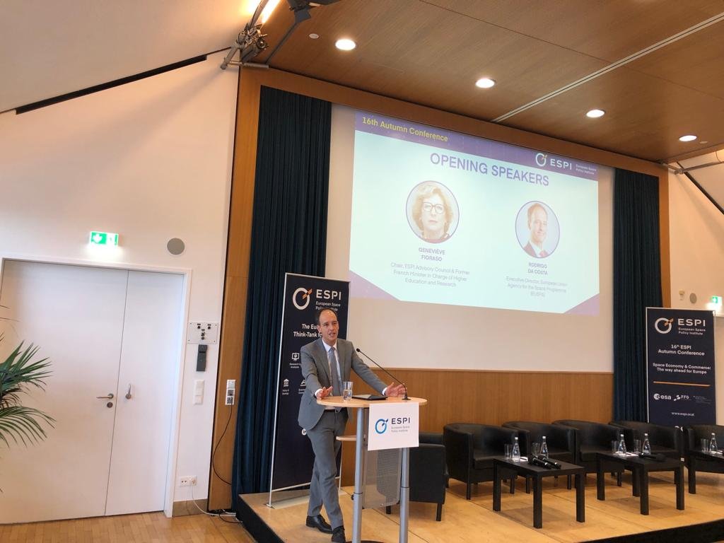 rroquecosta's tweet image. Opening the @ESPIspace Conference Day 2 in Vienna 🇦🇹.

By working together, not only do private and public #EUspace sectors create new solutions and businesses, they also support the overall #EU technological advancement and global leadership.
 
#ESPIAutumnConference