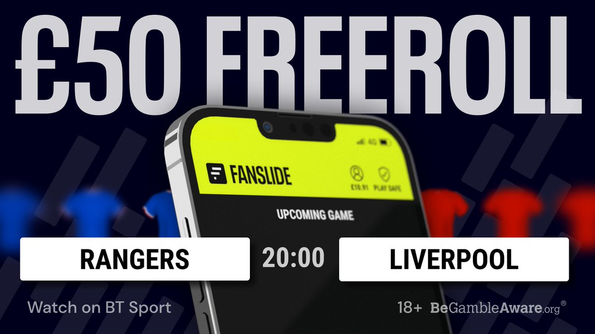 fanslide's tweet photo. Rangers v Liverpool. This should be tasty! 

Join us and start sliding from 7pm LIVE on @fanslide and @btsport.

Don't just watch the game - PLAY THE GAME. 

#CL | #RANLIV | #FANSLIDE
#InPlayFantasyFootball https://t.co/UE40Dg708K