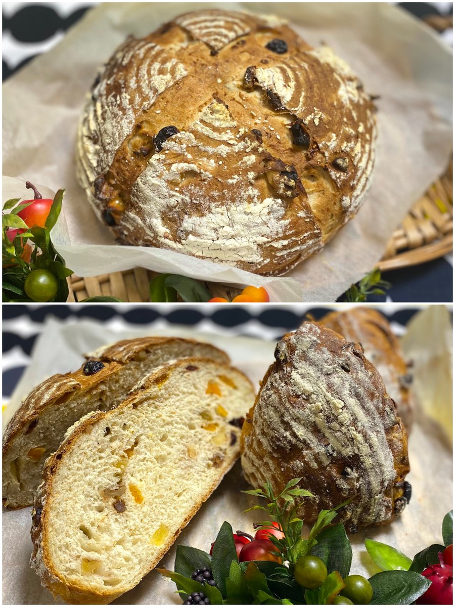 アプリコットクルミのイースターブレッドのレシピ