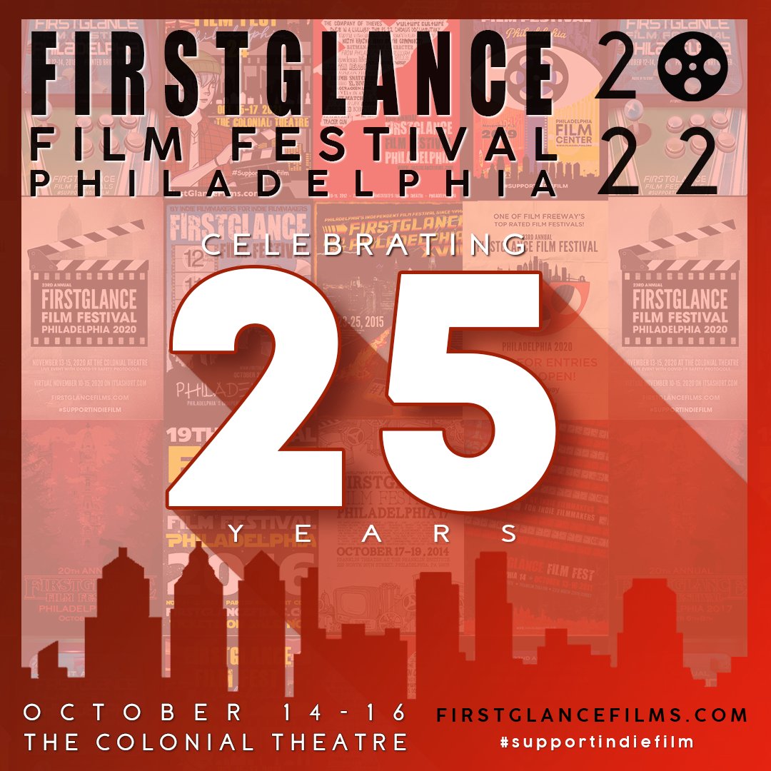 The 25th annual <a href="/FirstGlanceFilm/">FirstGlance Film Festivals- Checkmark since 2019</a> Festival opens THIS Friday at the <a href="/colonialtheatre/">The Colonial Theatre</a>!  #Philly's longest-running #indie film fest is screening over 50 #films. Get your tickets today and support indie filmmakers! firstglancefilms.com #FGPA25 #supportindiefilm #Phoenixville
