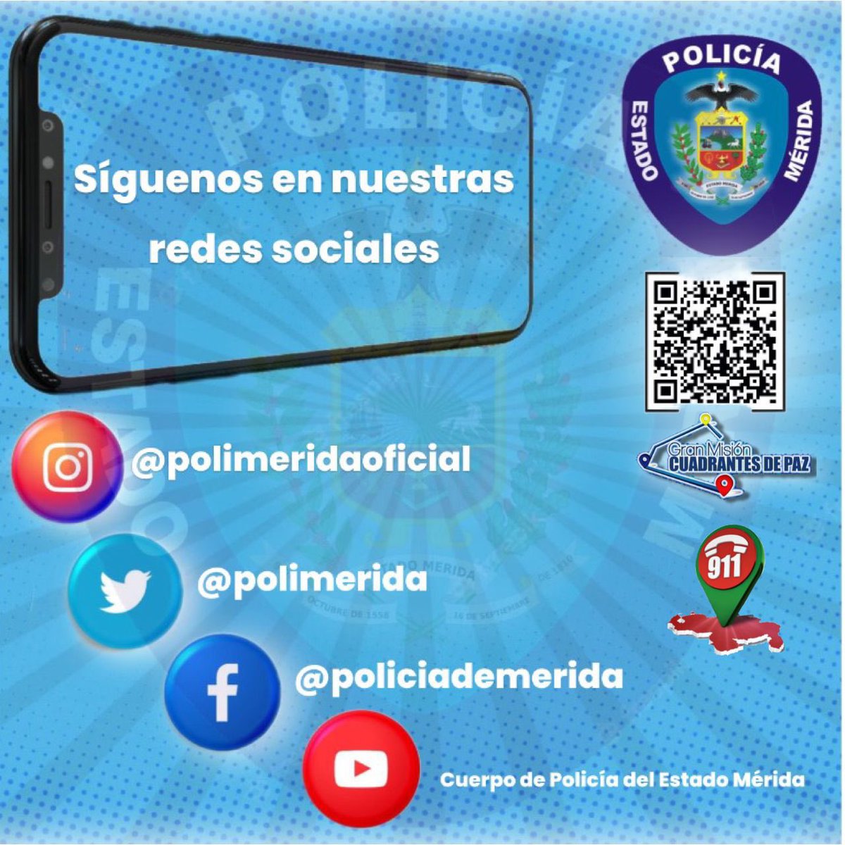 Policía del Estado Bolivariano Merida tweet media