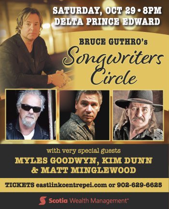 2 music legends, another who plays along side the who's who of East Coast Music with a successful solo career himself and the guy that conceptualized these Circles, all in the same room. Nobody does em better than Bruce and this one is gonna be a dandy folks!!Ticket info 👇