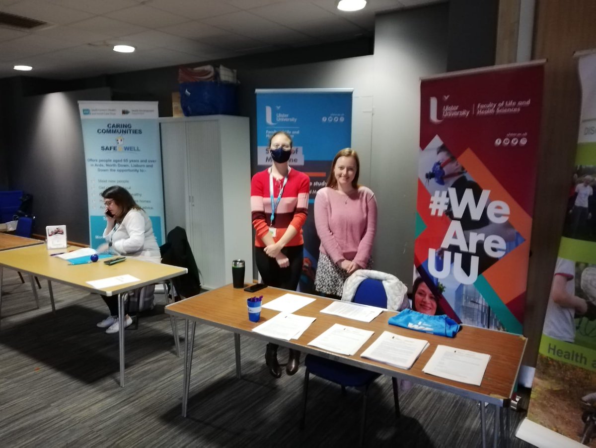 The team are out recruiting at the Ageing Celebration Event in Lisburn Leisureplex #comeandchat