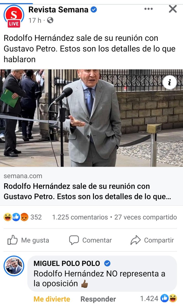 javing24's tweet photo. @MiguelPoloP la representación del Uribismo: Hipocresía, conveniencia, deslealtad, populismo y odio. Ya vieron? https://t.co/kRdyjLYnFN