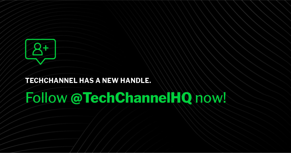 EntTechChannel's tweet image. #ICYMI: TechChannel has a new Twitter handle. Follow @TechChannelHQ by November 1 to stay up to date on the latest #tech trends.