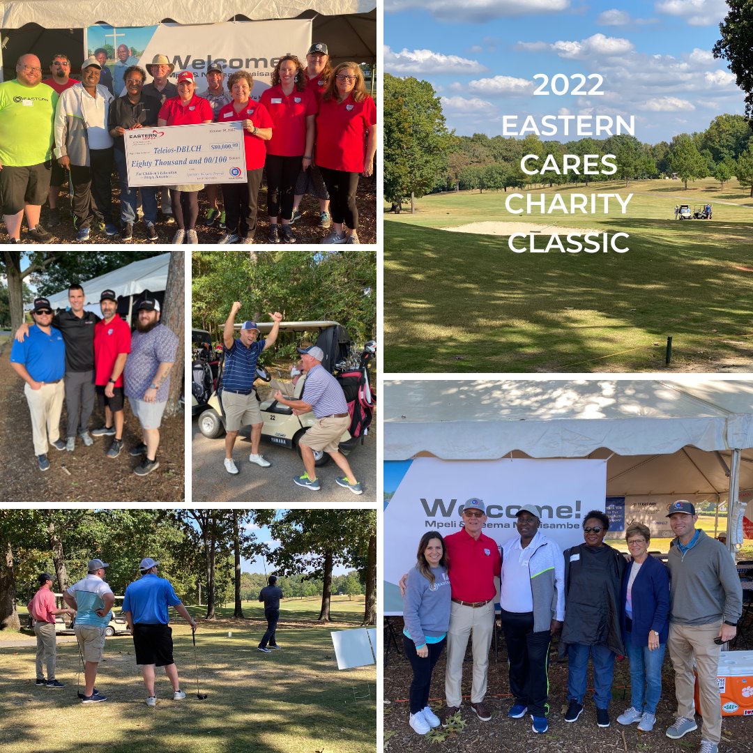 EasternCares's tweet photo. We're proud of everyone who came together to help raise a record $80,000 for the Daily Bread Children's Home in Tanzania, Africa. The 9th annual Eastern Cares Charity Classic was a smashing success! https://t.co/5vE5Y1I1S4