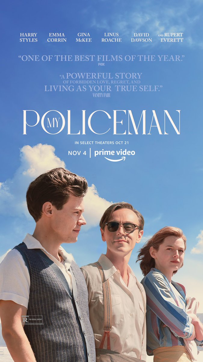 Let it take hold of you. #MyPoliceman is in select theatres October 21 and arrives on <a href="/PrimeVideo/">Prime Video</a> November 4